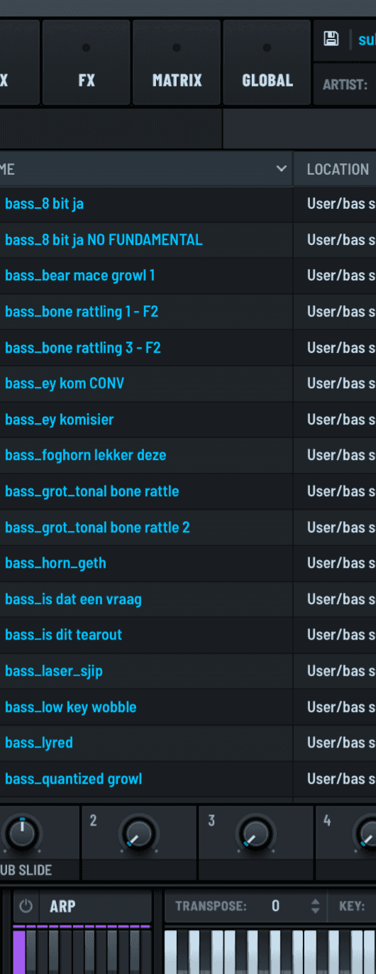Foto van serum-presets